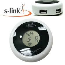 S-LINK SL-1010 4 PORT USB+SAATLİ